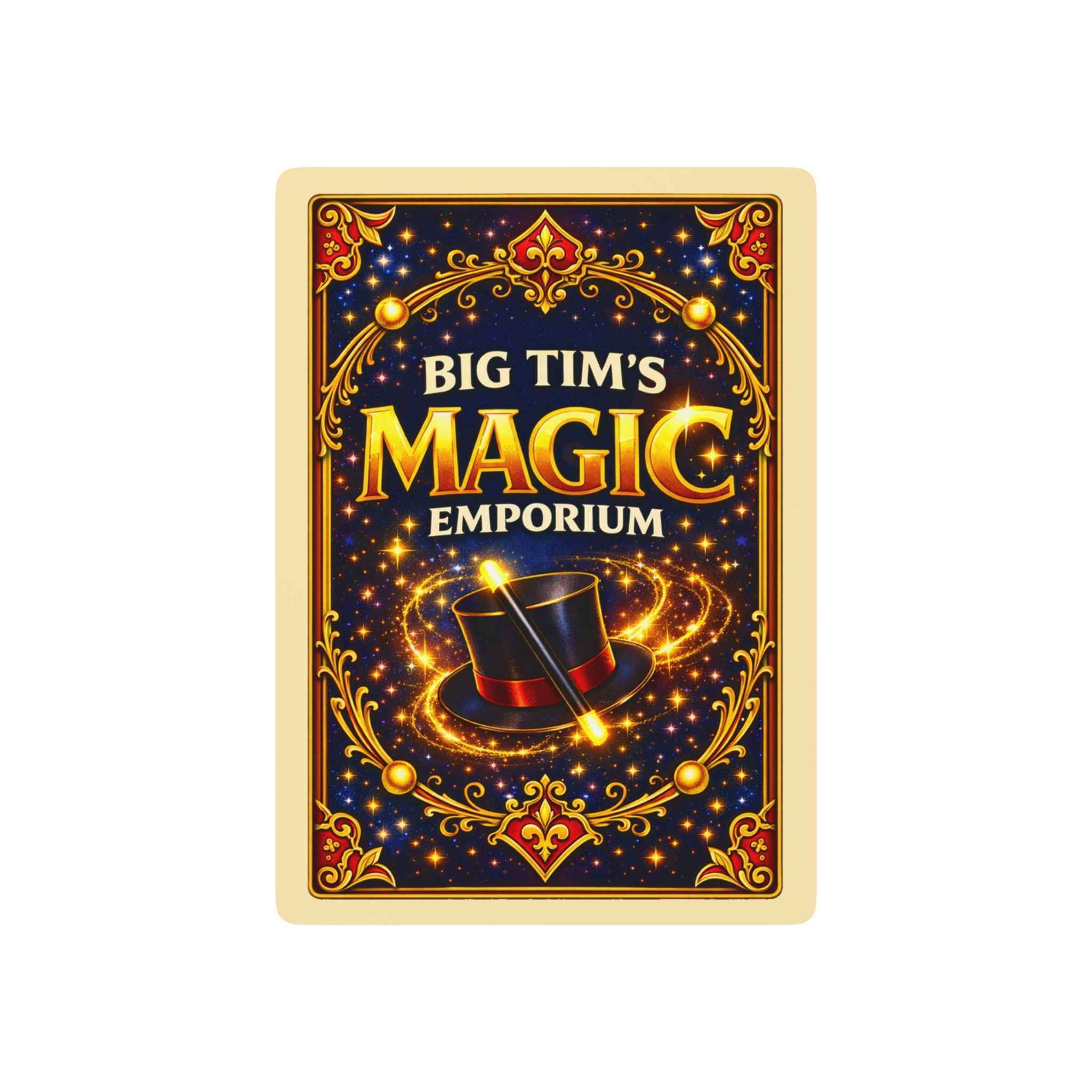 Big Tim’s Magic Emporium Poker Playing Cards — Themed Deck