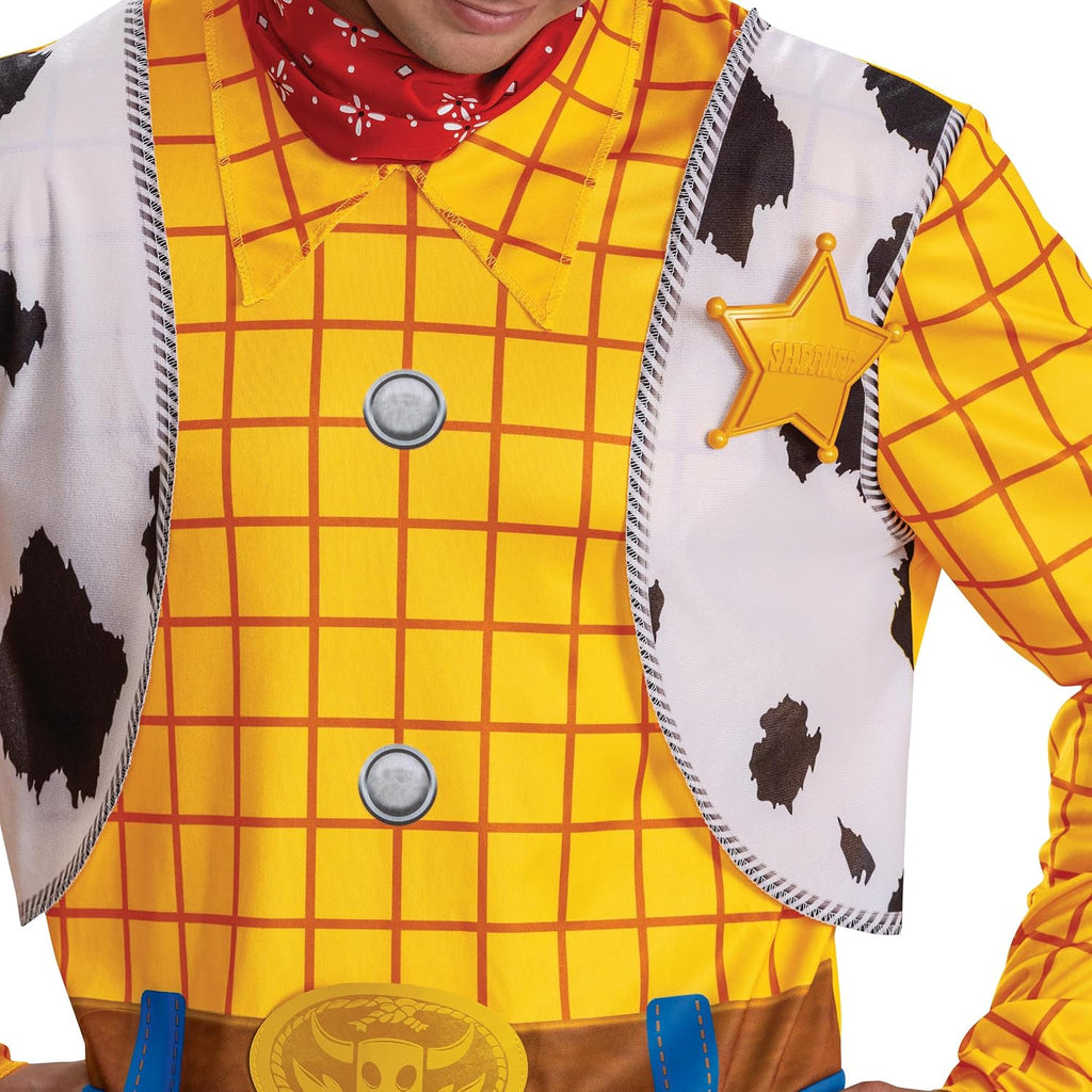 Classic Toy Story Woody Costume for Men by HalloweenStore.com