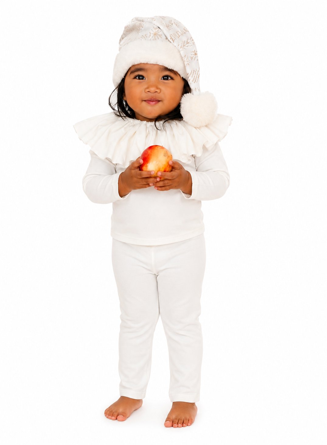 White Holiday Elf Costume by Band of the Wild
