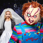 Bride of Chucky: Chucky Overhead Latex Mask for Adults by HalloweenStore.com