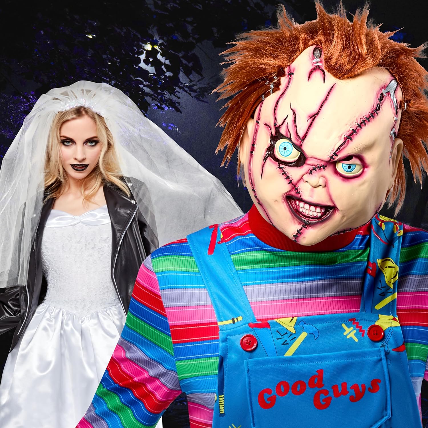 Bride of Chucky: Chucky Overhead Latex Mask for Adults by HalloweenStore.com