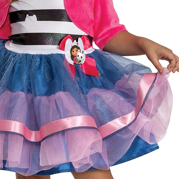 Girls Gabby's Dollhouse Tutu Dress Toddler Costume by HalloweenStore.com