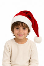 No Plastic Family Santa Hat | Organic Cotton, Hemp, and Fur by Band of the Wild