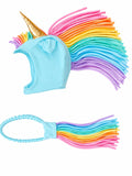 Sky Blue Unicorn Hat and Tail Set by Band of the Wild
