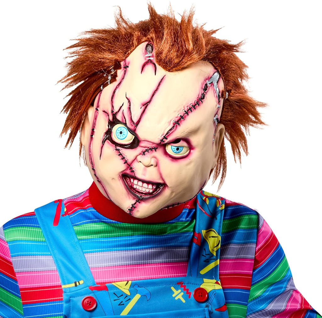 Bride of Chucky: Chucky Overhead Latex Mask for Adults by HalloweenStore.com