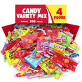 Bulk Candy Variety Pack - 4 Pound (Approx. 200 Pieces) Individually Wrapped Assorted Hard Candies, Taffy &amp; Lollipops, Party Candy Mix for Piñata Fillers, Birthday Parties, Gifts, &amp; Treats (64oz)