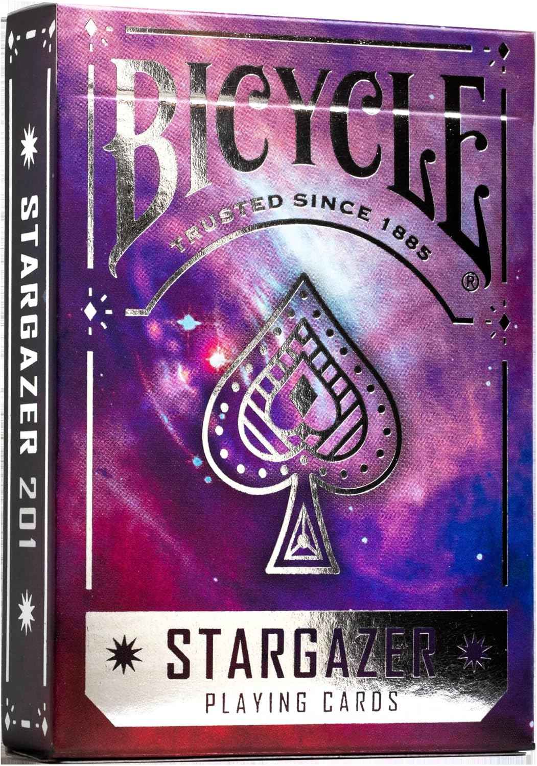 Bicycle Stargazer 204 Playing Cards – Premium Cosmic‑Themed Poker‑Size Deck of Cards with Air‑Cushion Finish, Collectible Space Galaxy Design for Cardistry, Magic Tricks, and Game Night