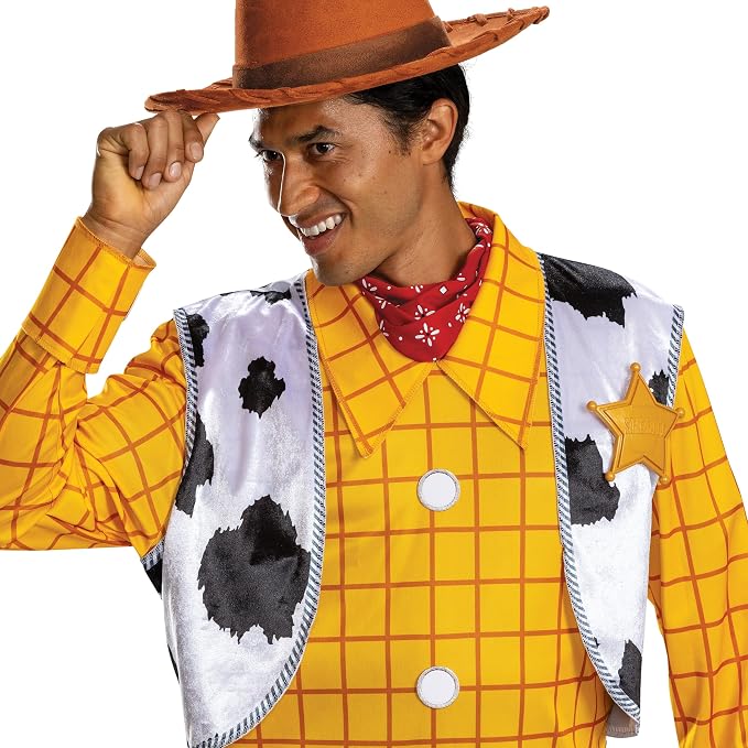 Deluxe Toy Story Woody Adult Costume by HalloweenStore.com