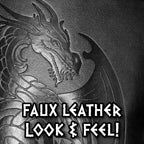 Adult Faux Leather Shoulder Armor Pauldron Viking Pirate Costume Accessories by HalloweenStore.com