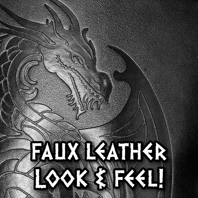 Adult Faux Leather Shoulder Armor Pauldron Viking Pirate Costume Accessories by HalloweenStore.com