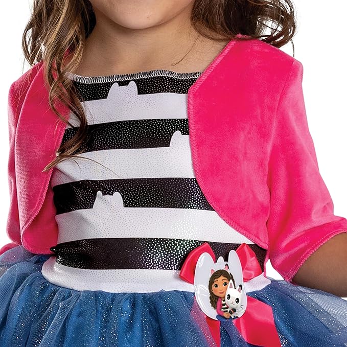 Girls Gabby's Dollhouse Tutu Dress Toddler Costume by HalloweenStore.com