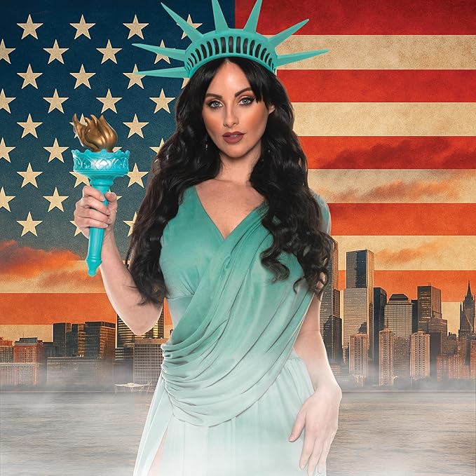 Sexy Lady Liberty Statue of Liberty Women's Patriotic Costume by HalloweenStore.com
