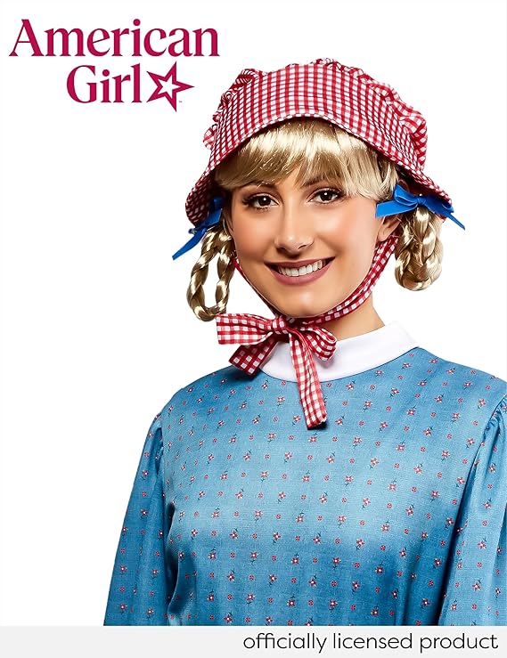 Kirsten Larson Blonde Braided Ponytail Wig American Girl Doll by HalloweenStore.com