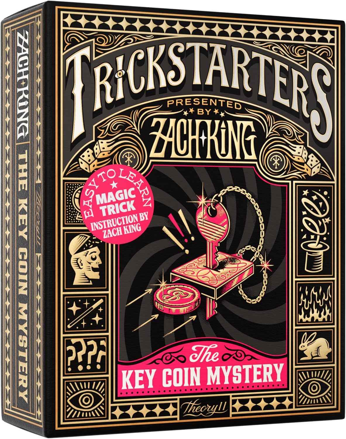 theory11 &amp; Zach King Trickstarters Key Coin Mystery | Key Penetrates USA Quarter | Easy-to-Learn, Real-World Magic for Performers
