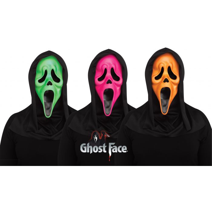 Ghost Face Fluorescent Mask by HalloweenStore.com