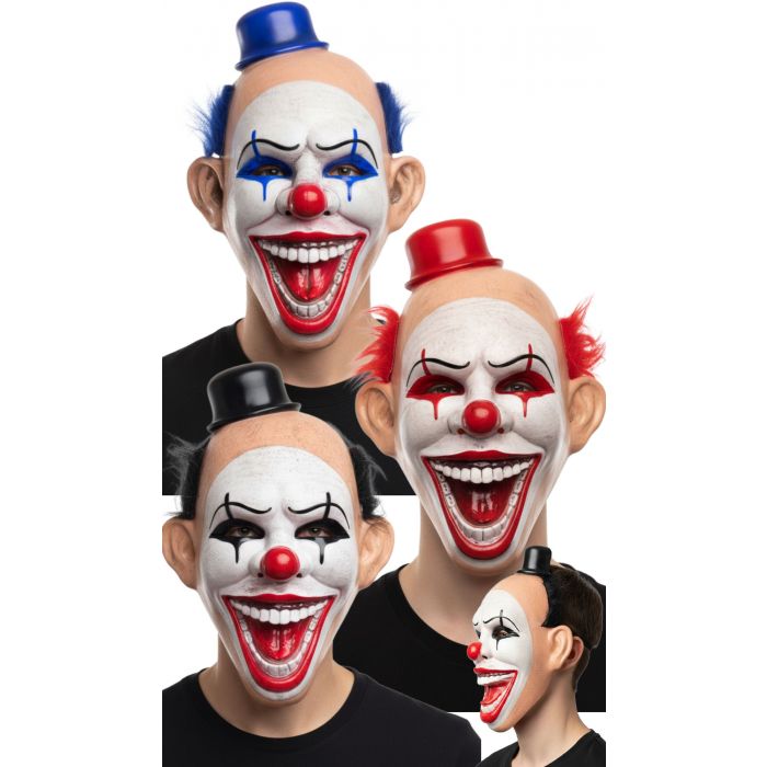 Circus Freak Creepy Clown Adult Mask by HalloweenStore.com
