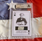 Harry Houdini Handwritten Word Cut from a Autograph Letter Signed Beckett BAS