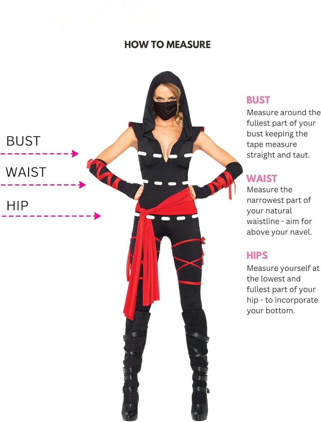 Women's 4 Pc Deadly Ninja Costume Halloween deadpool by SHOMICOBOUTIQUE