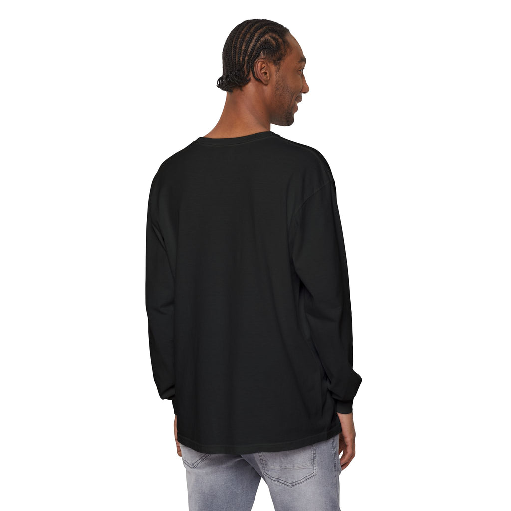 Halloween Magic Long Sleeve Tee — "No Bodies Required" Ghosts Design by Printify