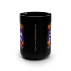 15oz Black Mug — 'Halloween Magic - No Bodies Required" Coffee Cup by Printify