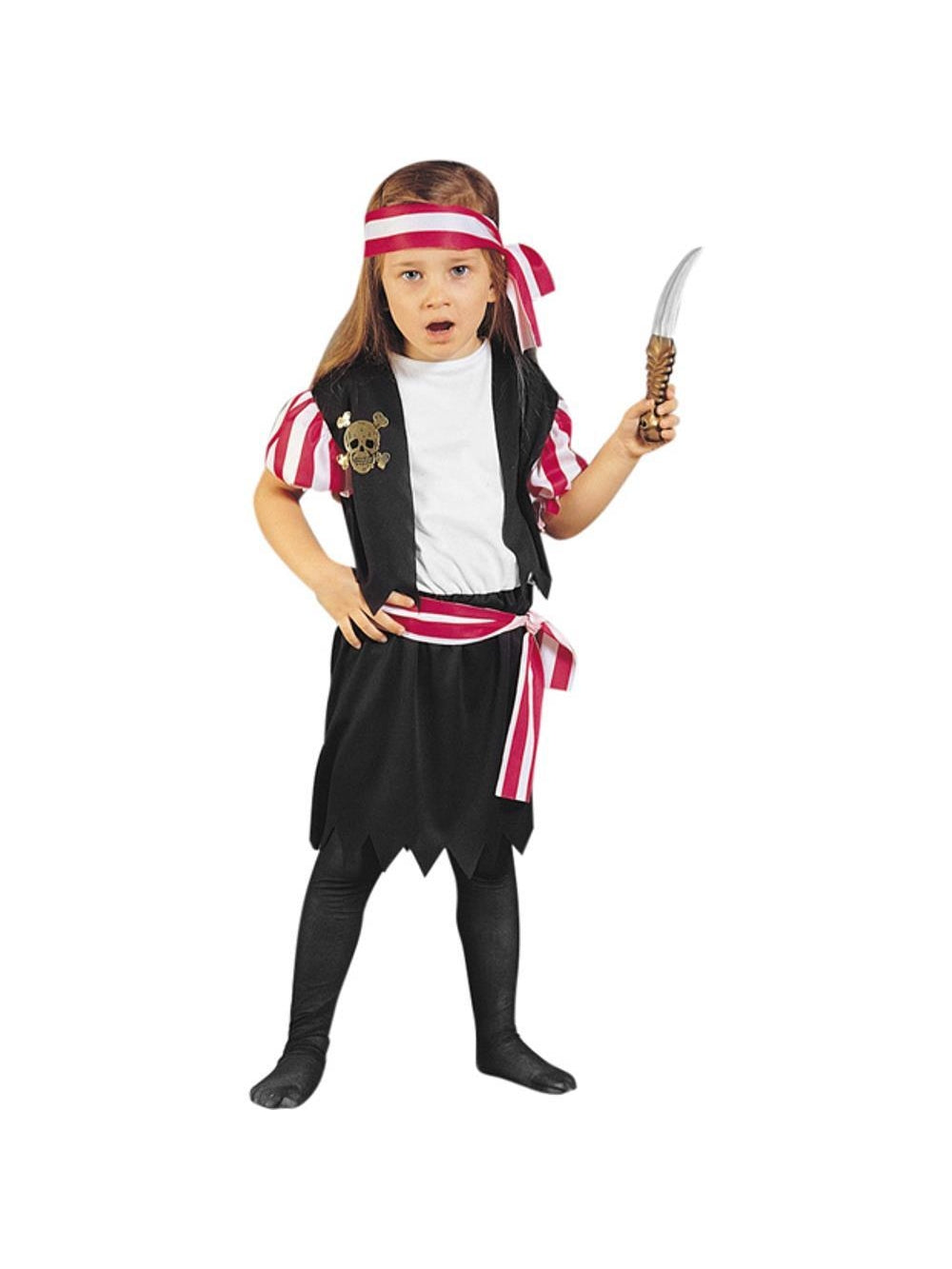 Toddler Carribean Pirate Girl Costume by Masquerade