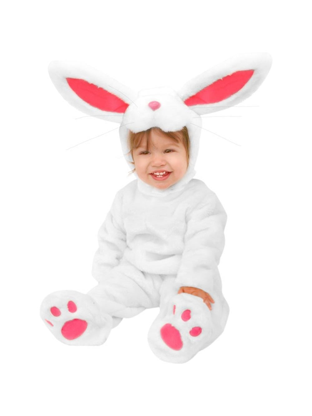 Infant Plush White Rabbit Costume by Masquerade