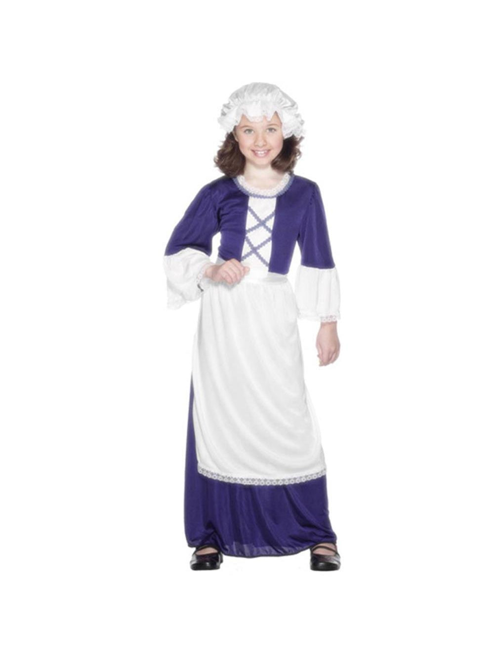 Childs Blue Colonial Girl Costume by Masquerade