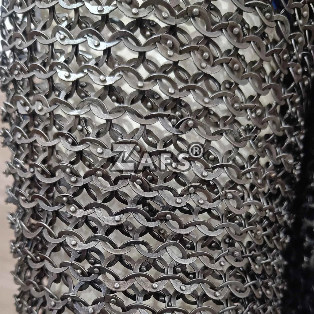Premium European Medieval Chainmail Shirt Handcrafted Stainless Steel Armour Collectible for SCA Events Historical Reenactments