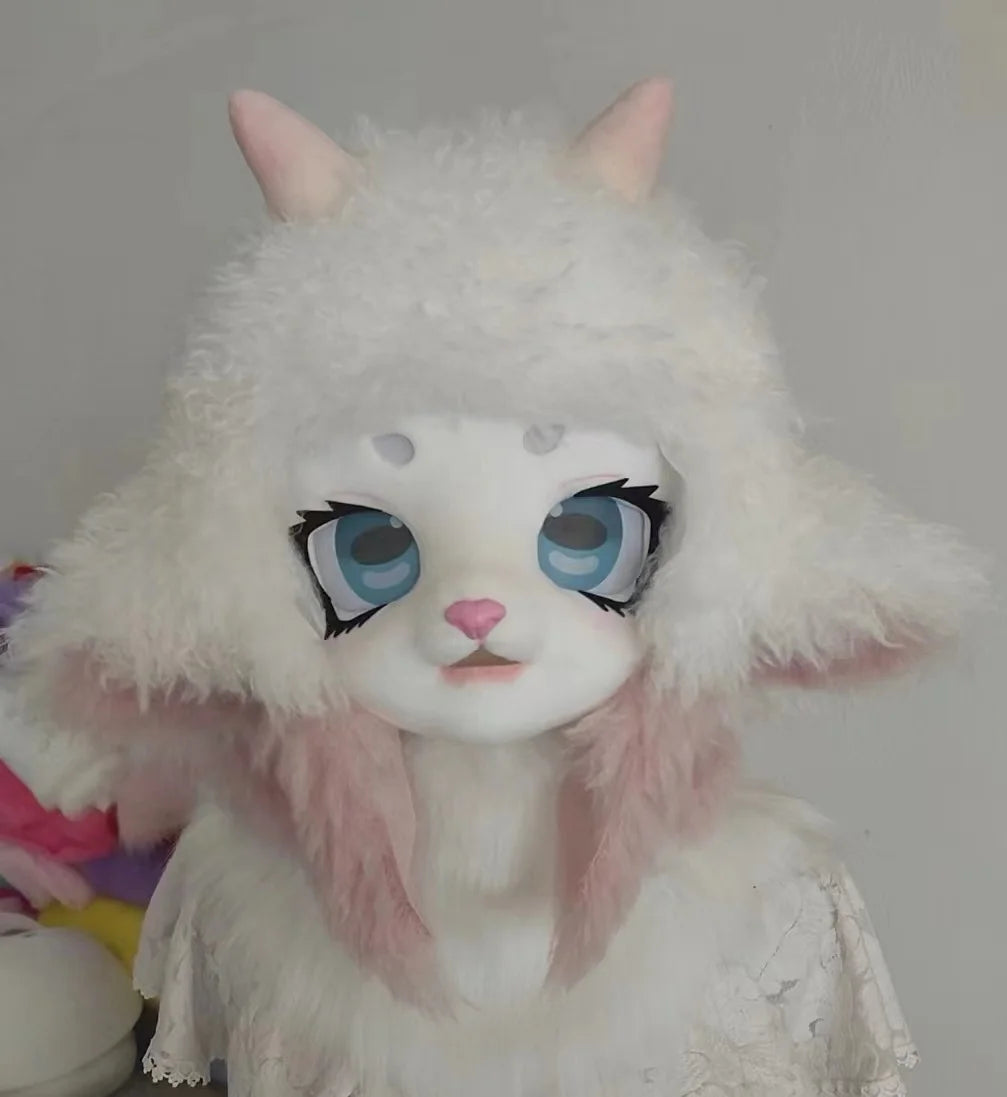 Furry Head Cosplay Kemono Fursuit Handmade Customized Fursuit Kemono Head Role Play Furry Custom Headsets Beast - Big Tim's Magic Emporium