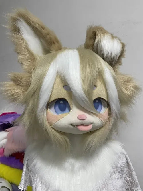 Furry Head Cosplay Kemono Fursuit Handmade Customized Fursuit Kemono Head Role Play Furry Custom Headsets Beast - Big Tim's Magic Emporium