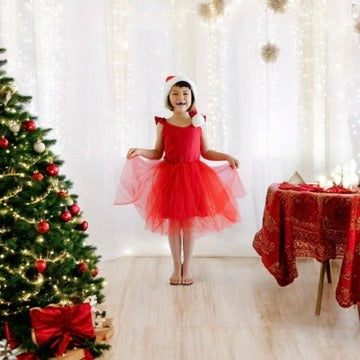 Red Elf Holiday Dress by Band of the Wild