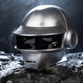 Xcoser 1:1 Daft Punk Helmet DJ Thomas Cosplay Props Silver Replica for Adult Halloween by Big Tim's Magic Emporium