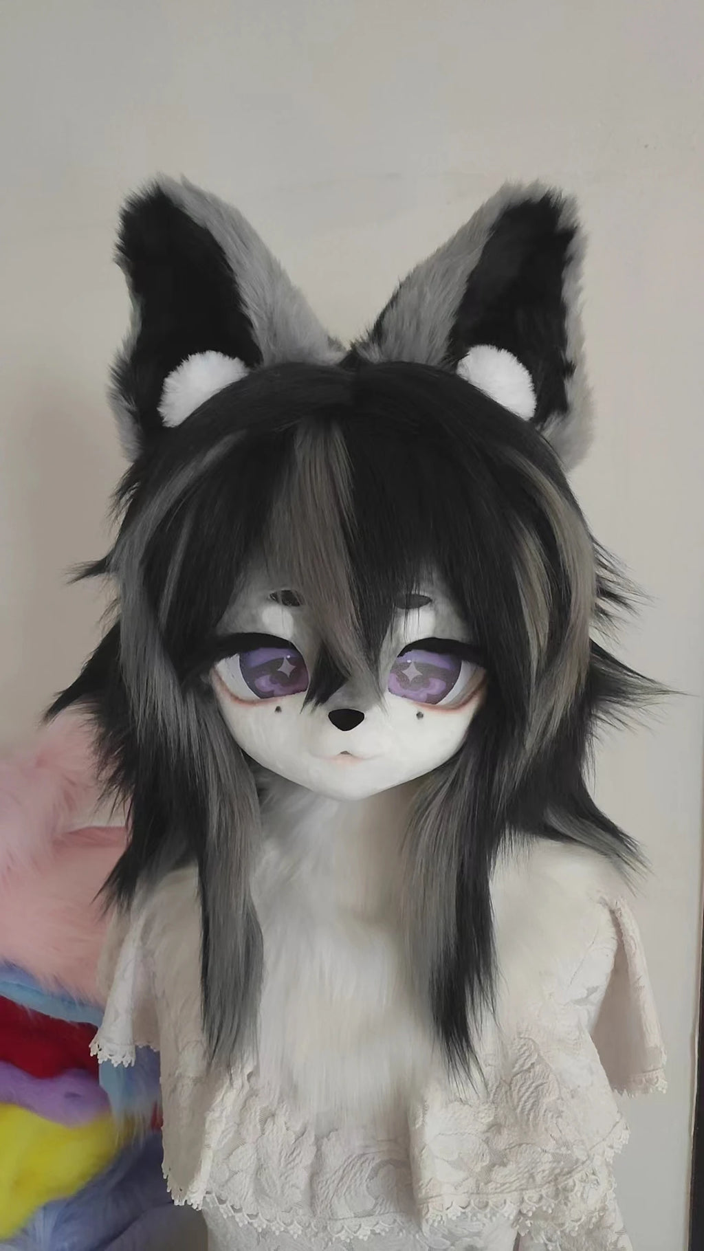 Furry Head Cosplay Kemono Fursuit Handmade Customized Fursuit Kemono Head Role Play Furry Custom Headsets Beast - Big Tim's Magic Emporium