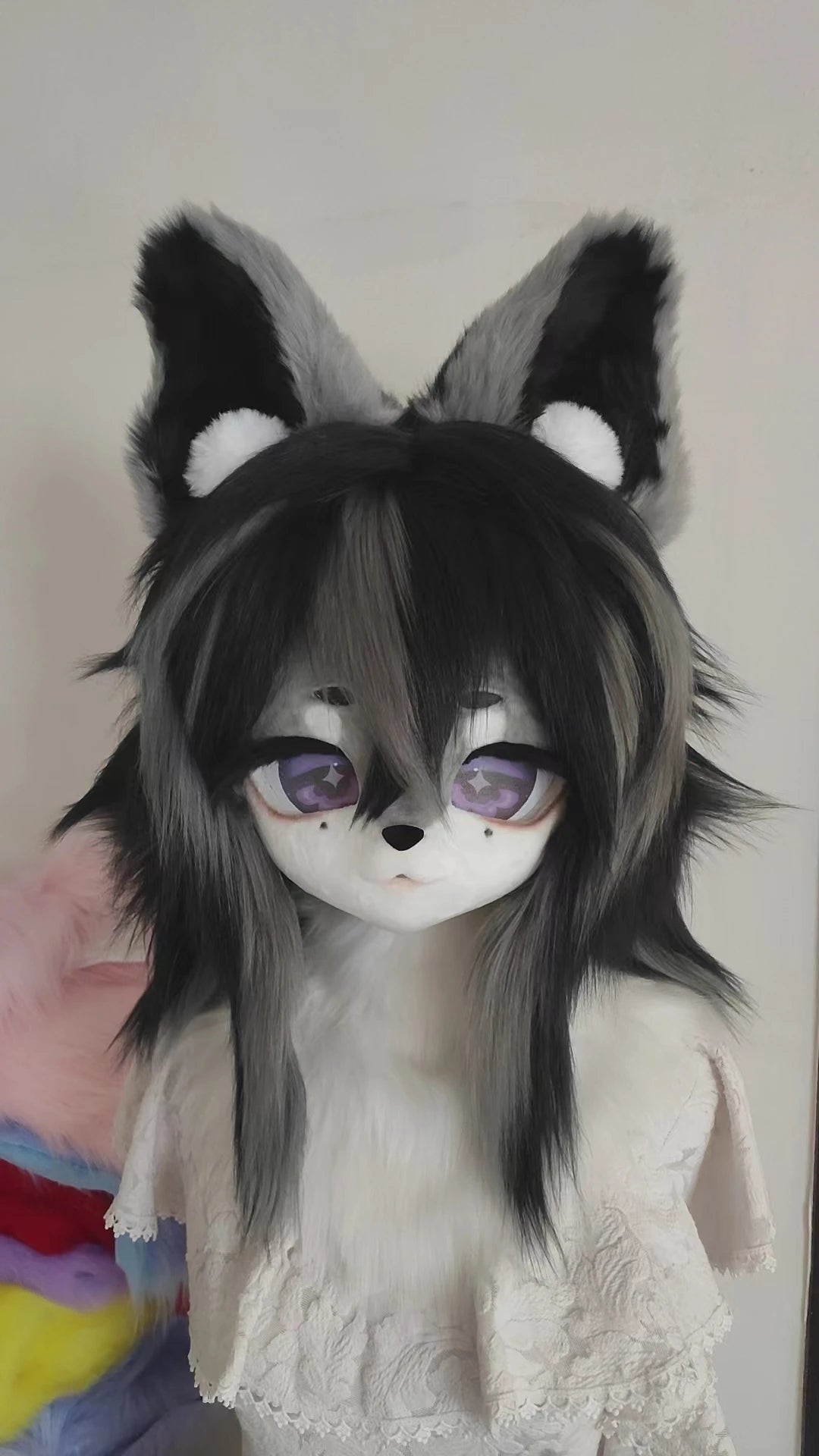 Furry Head Cosplay Kemono Fursuit Handmade Customized Fursuit Kemono Head Role Play Furry Custom Headsets Beast - Big Tim's Magic Emporium