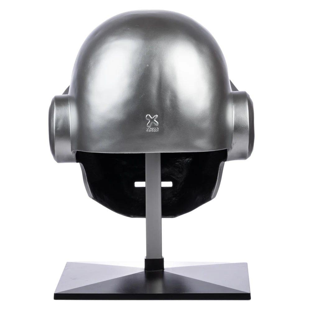 Xcoser 1:1 Daft Punk Helmet DJ Thomas Cosplay Props Silver Replica for Adult Halloween by Big Tim's Magic Emporium