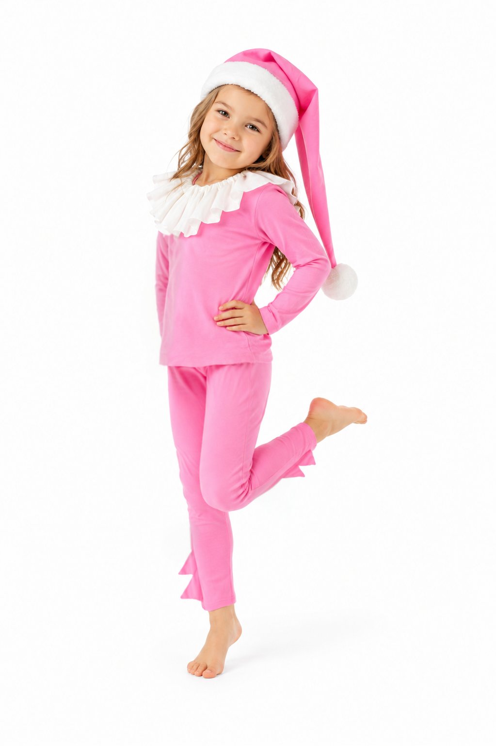 Pink Holiday Elf Costume by Band of the Wild