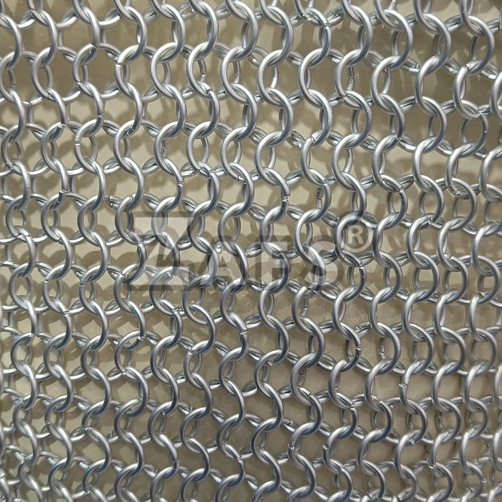 Authentic European Medieval Chainmail Shirt Handcrafted Aluminum Butted 10mm Ring Armor for Cosplay Reenactments Collectible