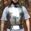 Medieval German Gothic Cuirass Body Armor Set Valor Warrior Steel Chest & Back Plate Antique Style Reenactment Armor for Cosplay