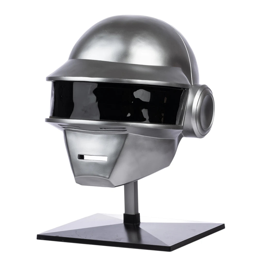 Xcoser 1:1 Daft Punk Helmet DJ Thomas Cosplay Props Silver Replica for Adult Halloween by Big Tim's Magic Emporium