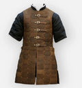 Handcrafted Viking Knight Armor Medieval Leather Chest Armor Adjustable Cosplay Renaissance Fair Body Armor for Roleplay Events