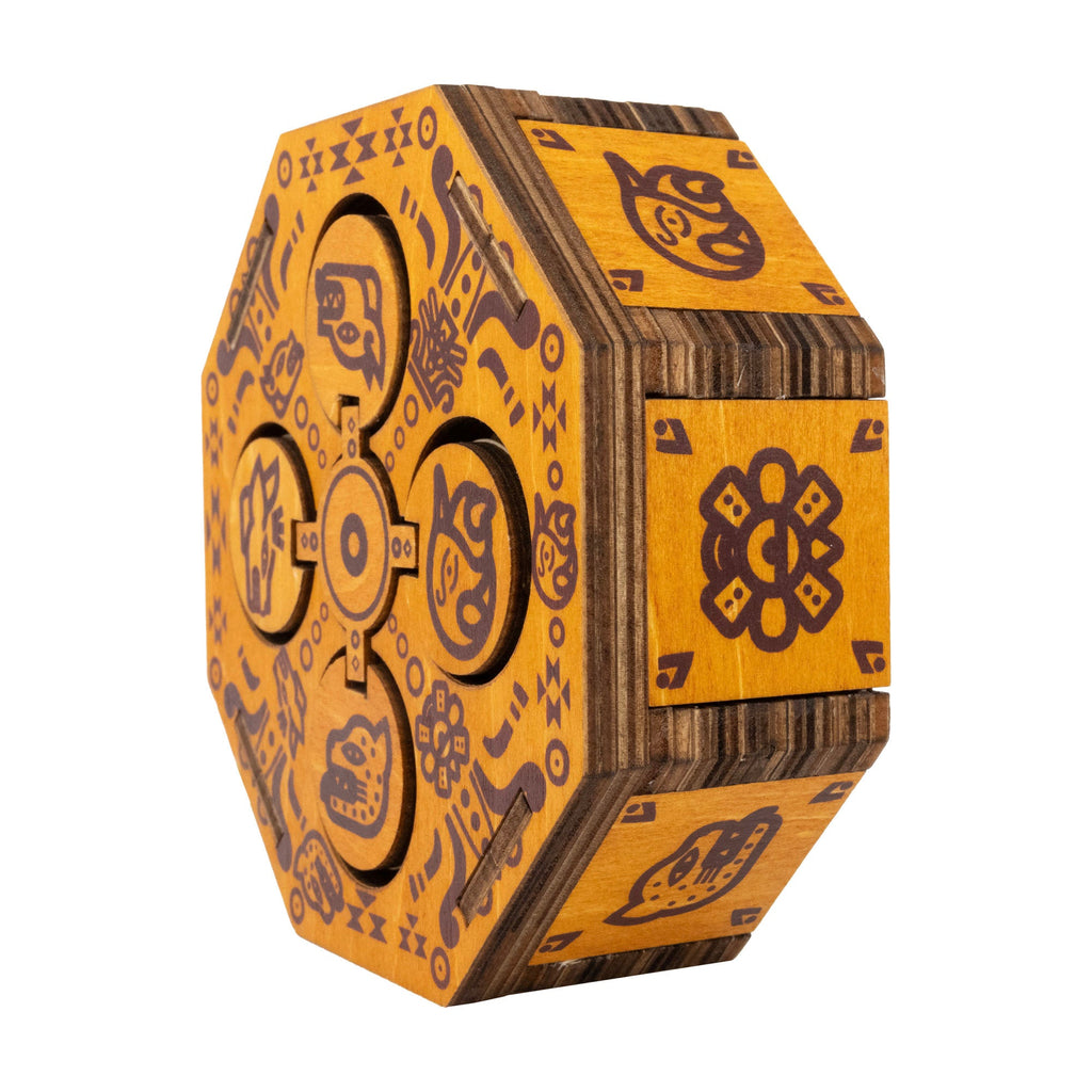Aztec Family Chest - Wooden Puzzle Box by Project Genius