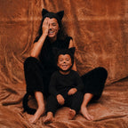 Adult Black Cat Hat & Tail Set, Halloween Costume by Band of the Wild