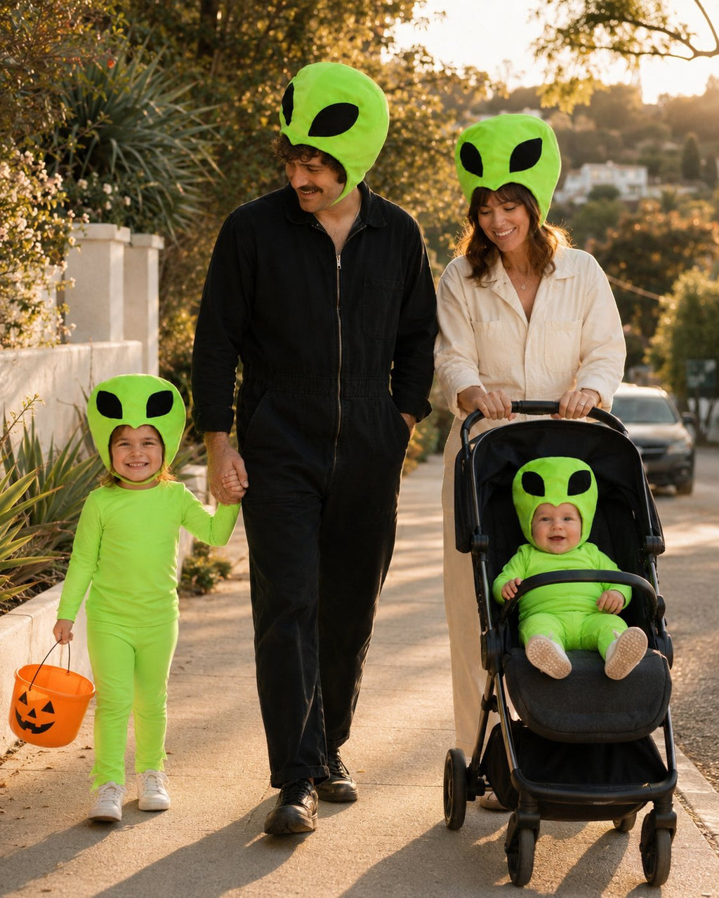 Baby Cosmic Green Alien Halloween Costume by Band of the Wild