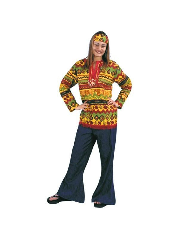 Adult Hippie Shirt Costume by Masquerade