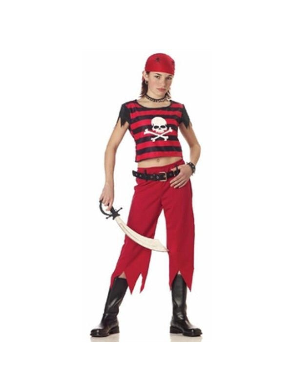 Child's Hip Punk Pirate Girl Costume by Masquerade