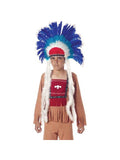 Child's Full Indian Headdress by Masquerade