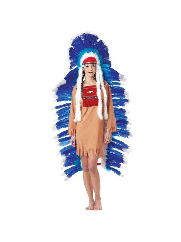 Adult Women's Full Indian Headdress by Masquerade