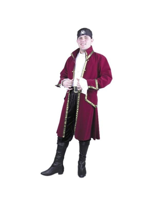 Adult Velvet Pirate Captain Costume by Masquerade