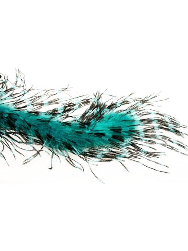 Jade/Black Ostrich Feather Boa by Masquerade
