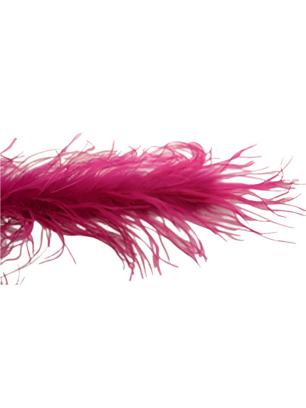 Plum Ostrich Feather Boa by Masquerade